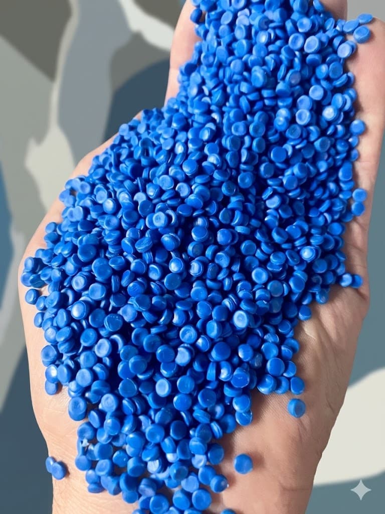 Granulados plásticos PEBD e PP — matéria-prima Metroplast